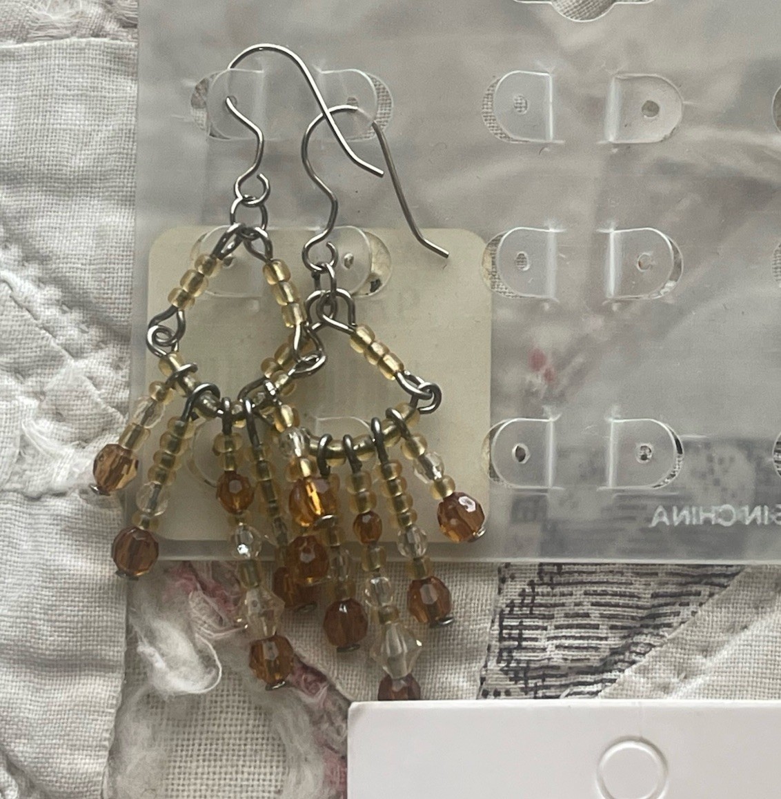 EARRINGS LOT DANGLE DROP HOOP STUD