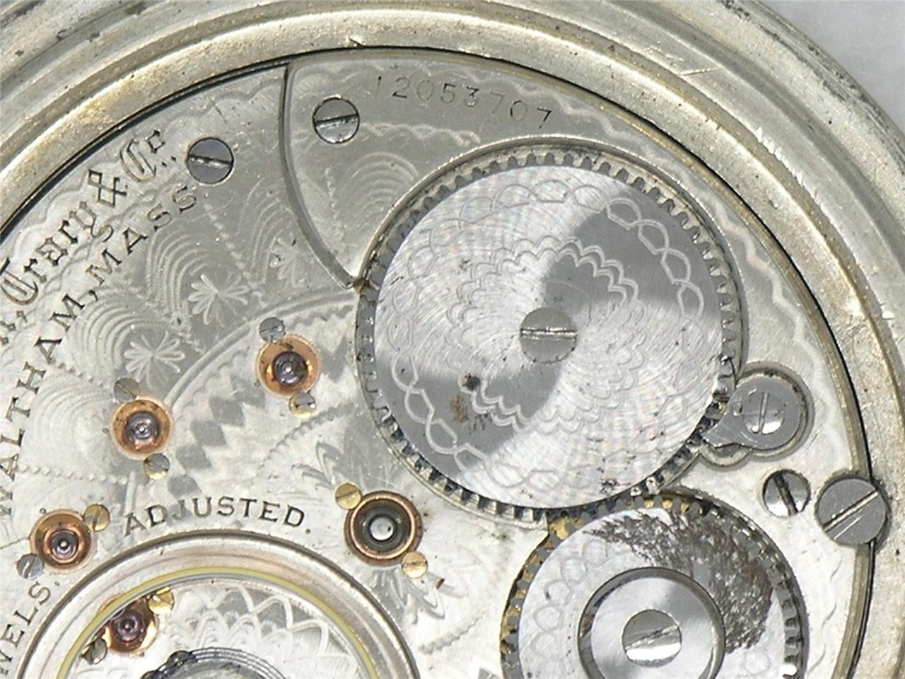 ANTIQUE 17 JEWEL APPLETON TRACY 1892 MODEL RAILROAD GRADE POCKET WATCH, RUNNING!