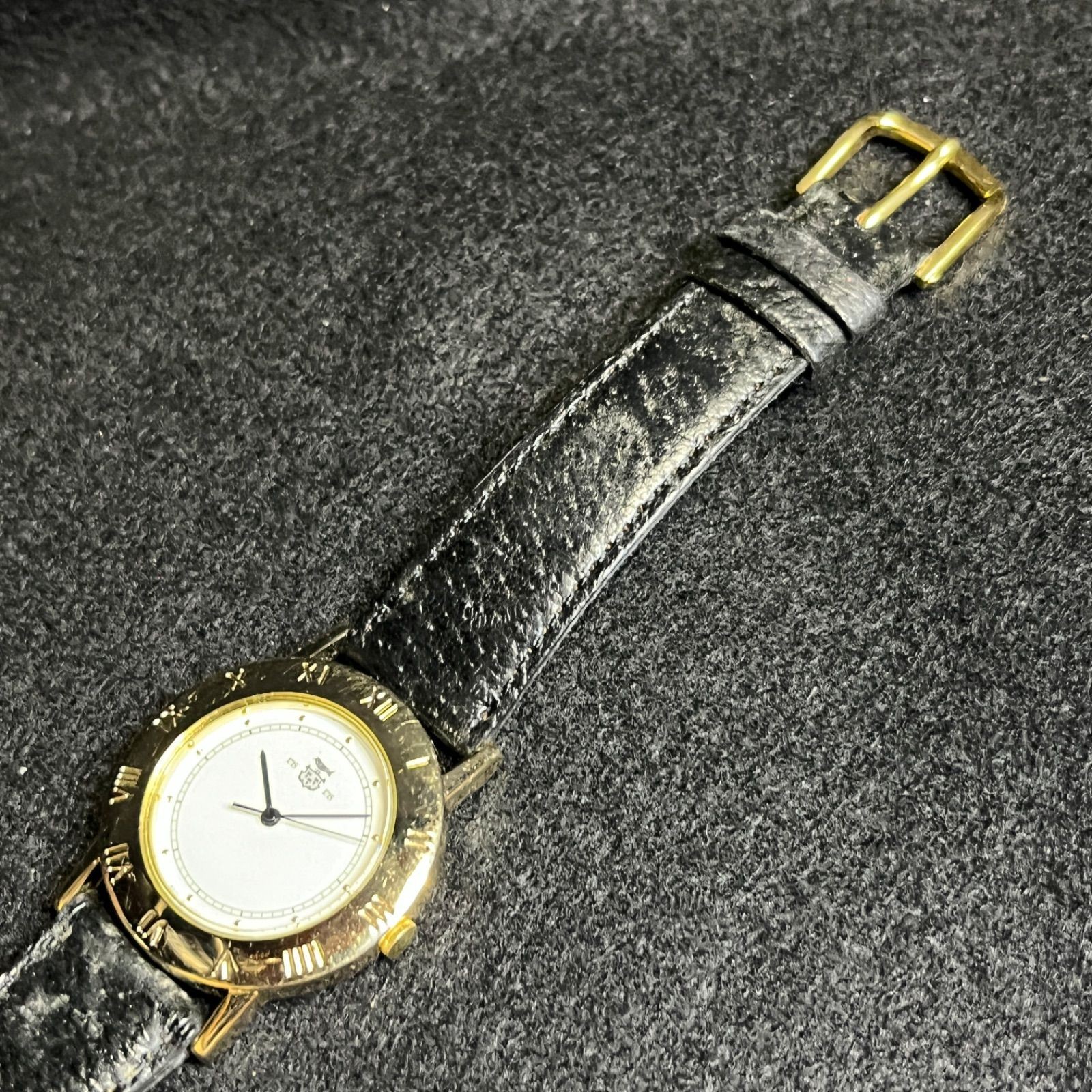 Working item MARTELL COGNAC watch gold 4GM 5T7 00 working confirmed