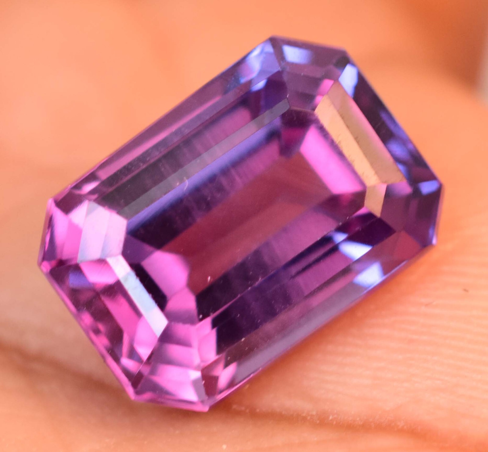Flawless Natural Color Change Alexandrite 13.20 Ct Certified Loose Gemstone