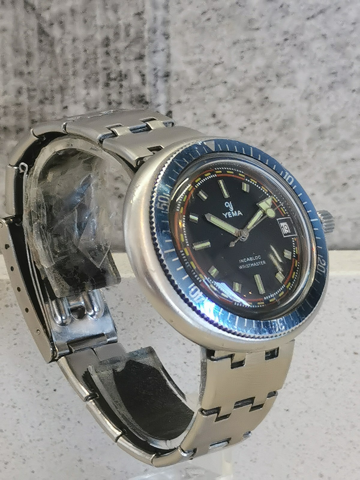 Yema Wristmaster Vintage Ref. 46029 Manual Winding SteelCase Monoblock Serviced