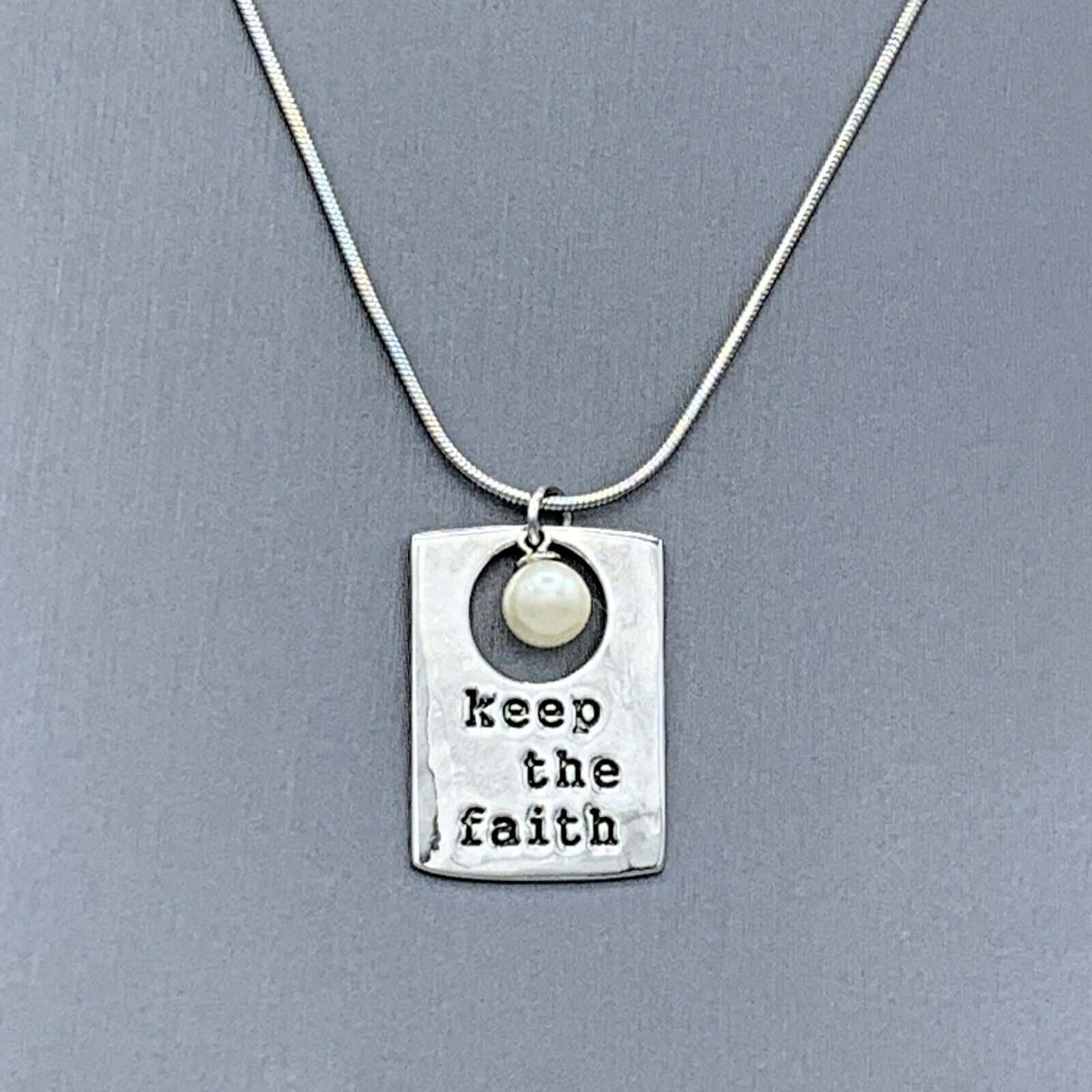Alexa’s Angels Keep The Faith Pendant Necklace #9656