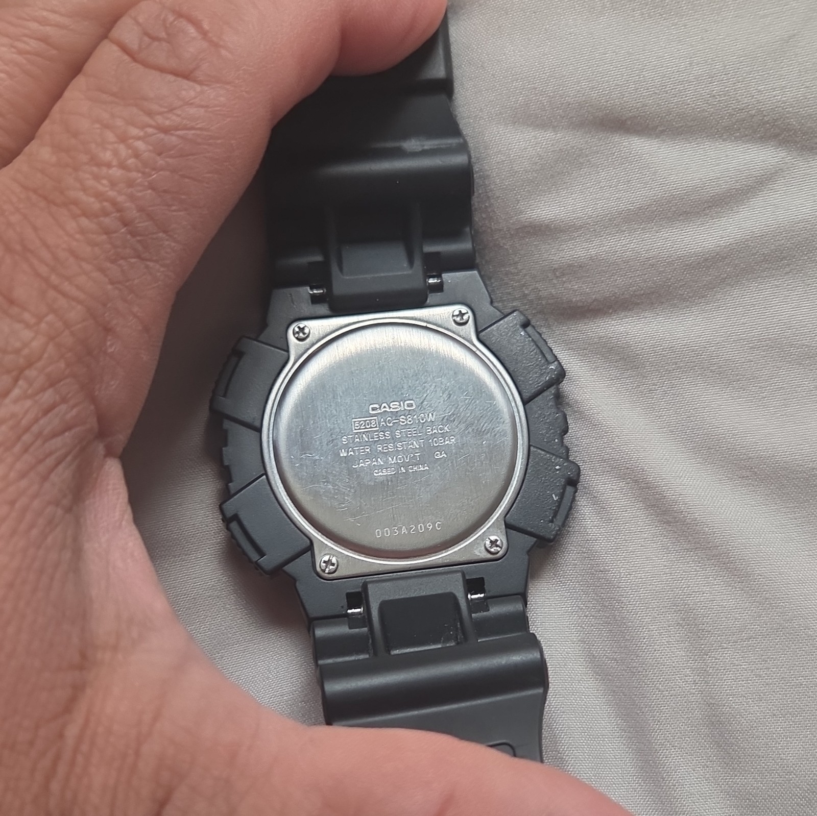 Casio Tough Solar Men’s Ana-Digi 100m 5 Alarm Black Resin Sport Watch