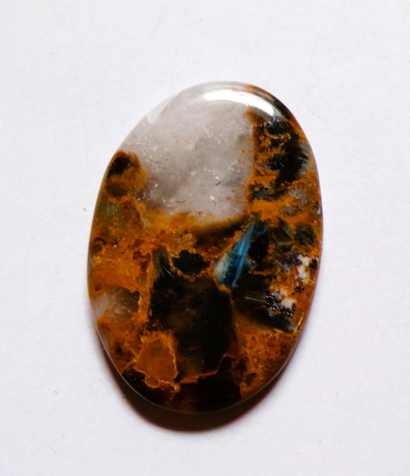 22.65 Cts Natural Pietersite Cabochon Loose Gemstone 31X21X4MM 63
