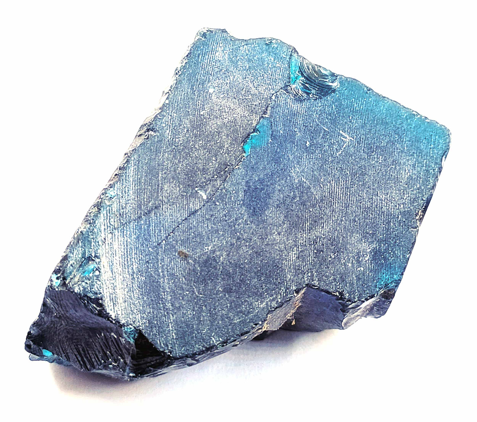 Natural Certified 630Ct Cambodia Deep Blue Zircon Uncut Rough Loose Gemstone AKC