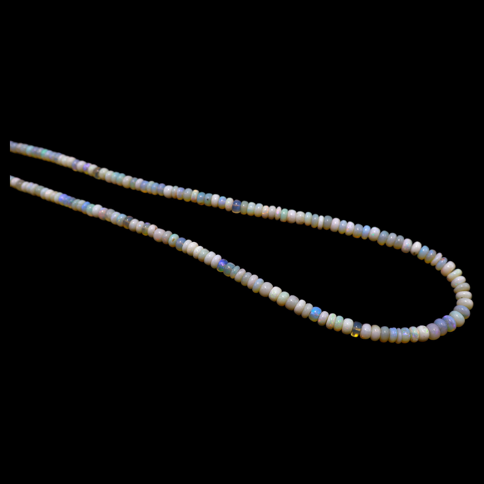 Rondelle Smooth 4X5 MM Fire Opal Beaded Not Applicable Unique Necklace Jewelry