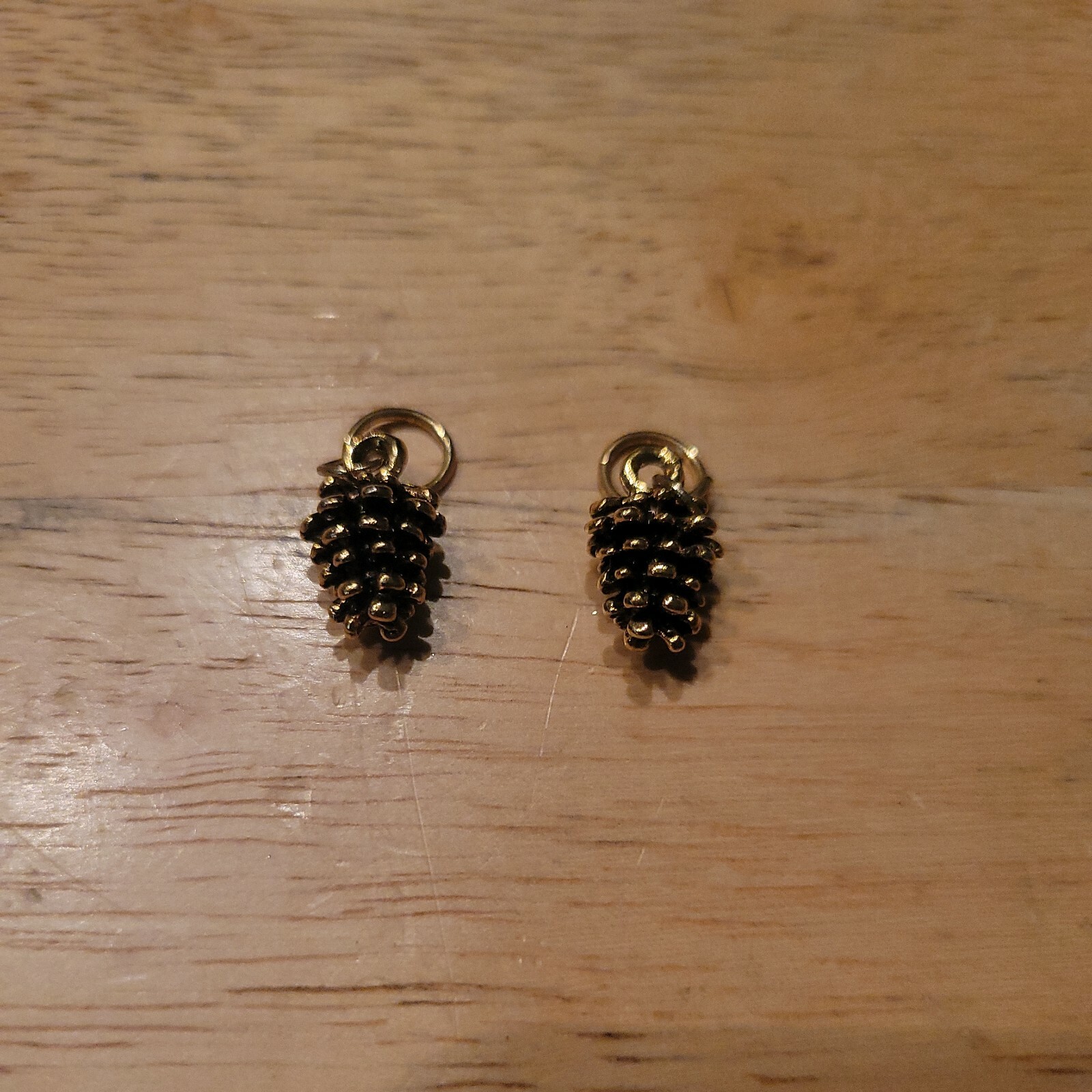 2 Cute Pinecone Necklace Pine Nut Plant Specimen Fashion Jewelry Pendant Only