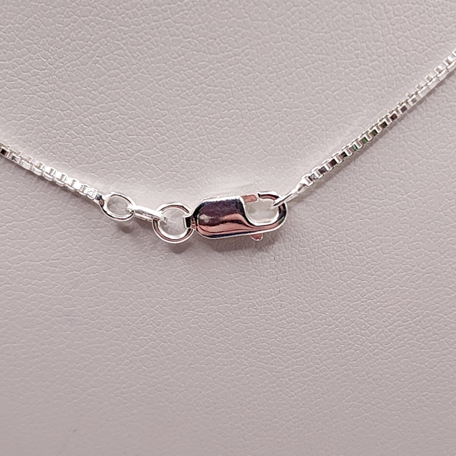 925 NEW Sterling Silver ITALIAN BOX Chain 20″ Length 1mm Width FREE Shipping…
