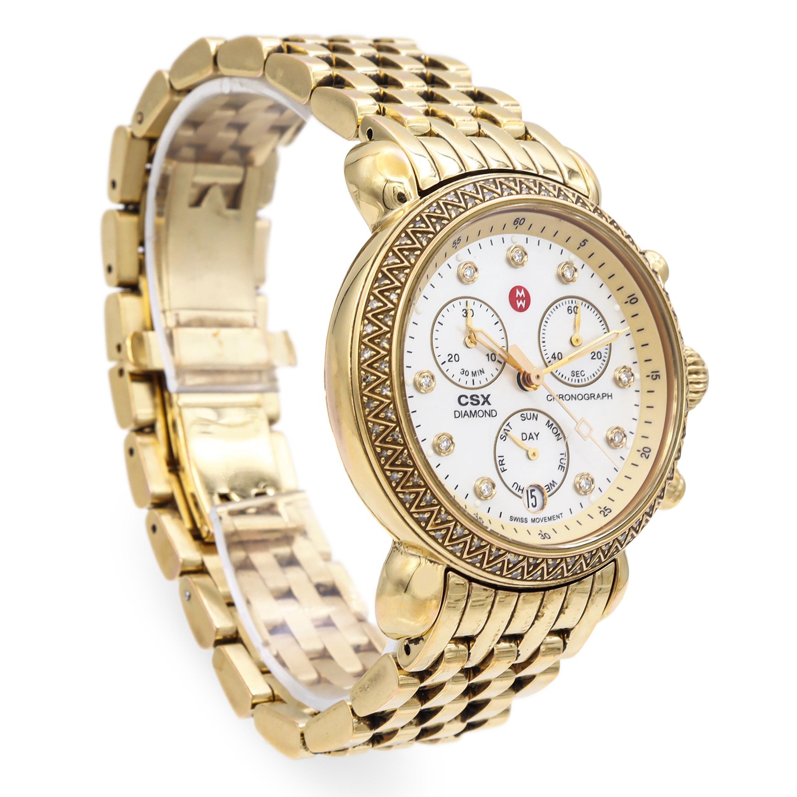 Michele CSX Diamond Chronograph Women’s Quartz Watch