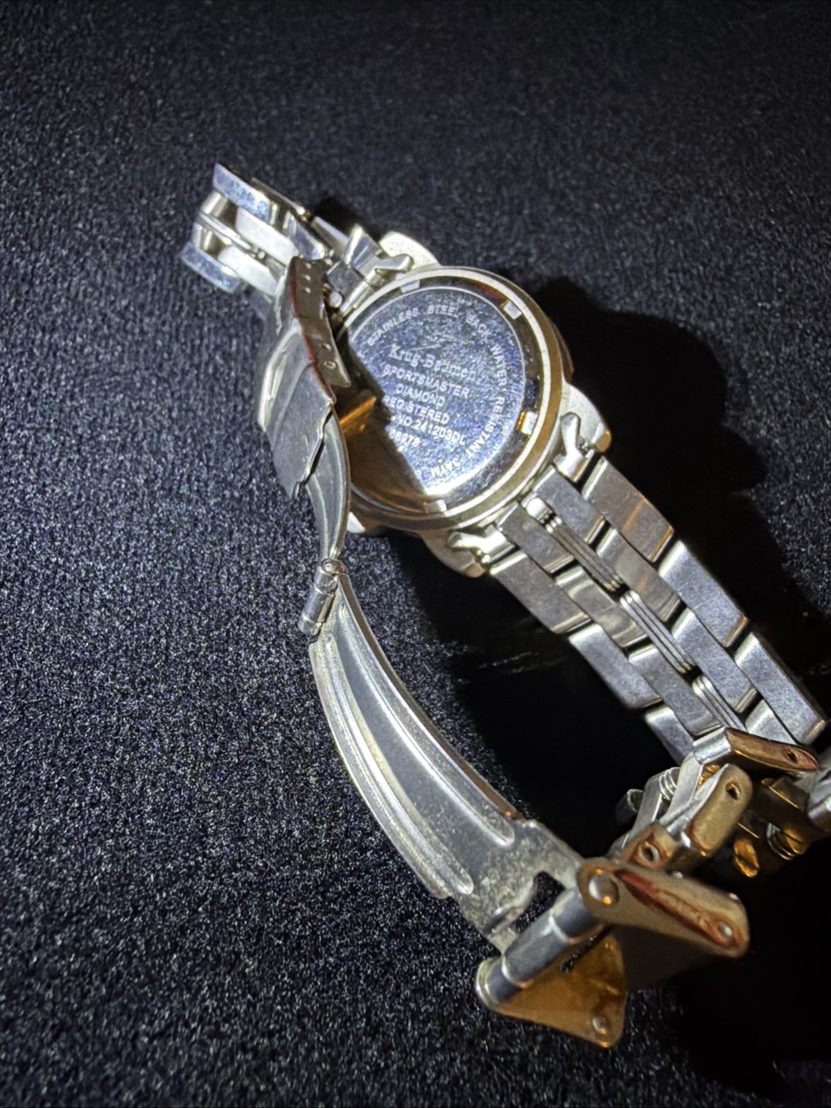 Krug Baumen Womens Sportsmaster Diver Watch Diamond MOP Dial 29mm (dead Battery)