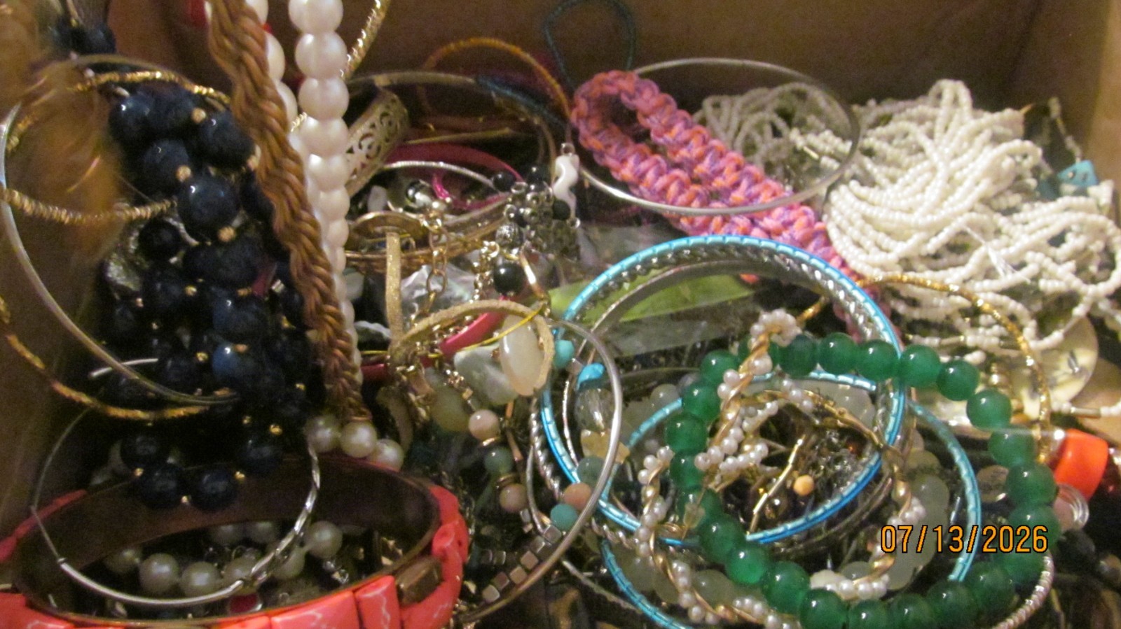 New/Vintage 10 lb junk drawer + good wearable jewelry good lot