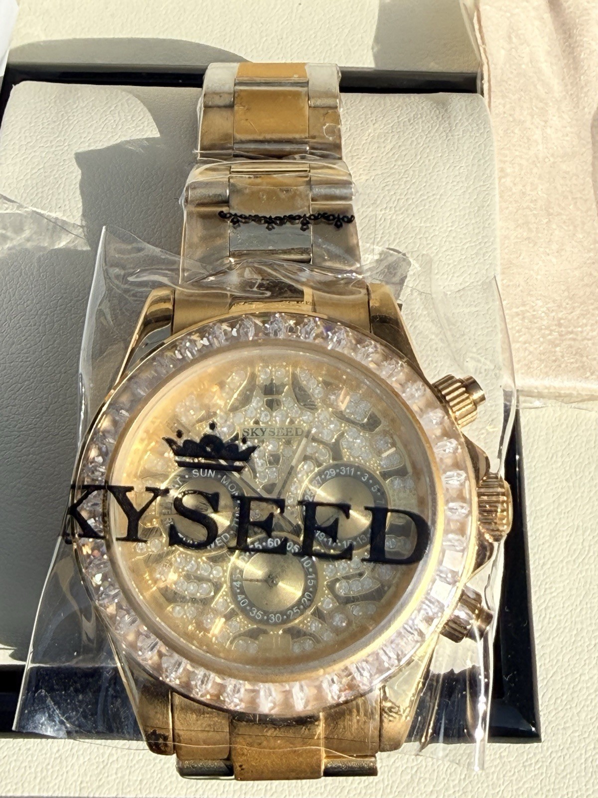 SKYSEED Men’s Sapphire Mechanical Watch, Fashion Luminous “Tiger Dee” Luxury