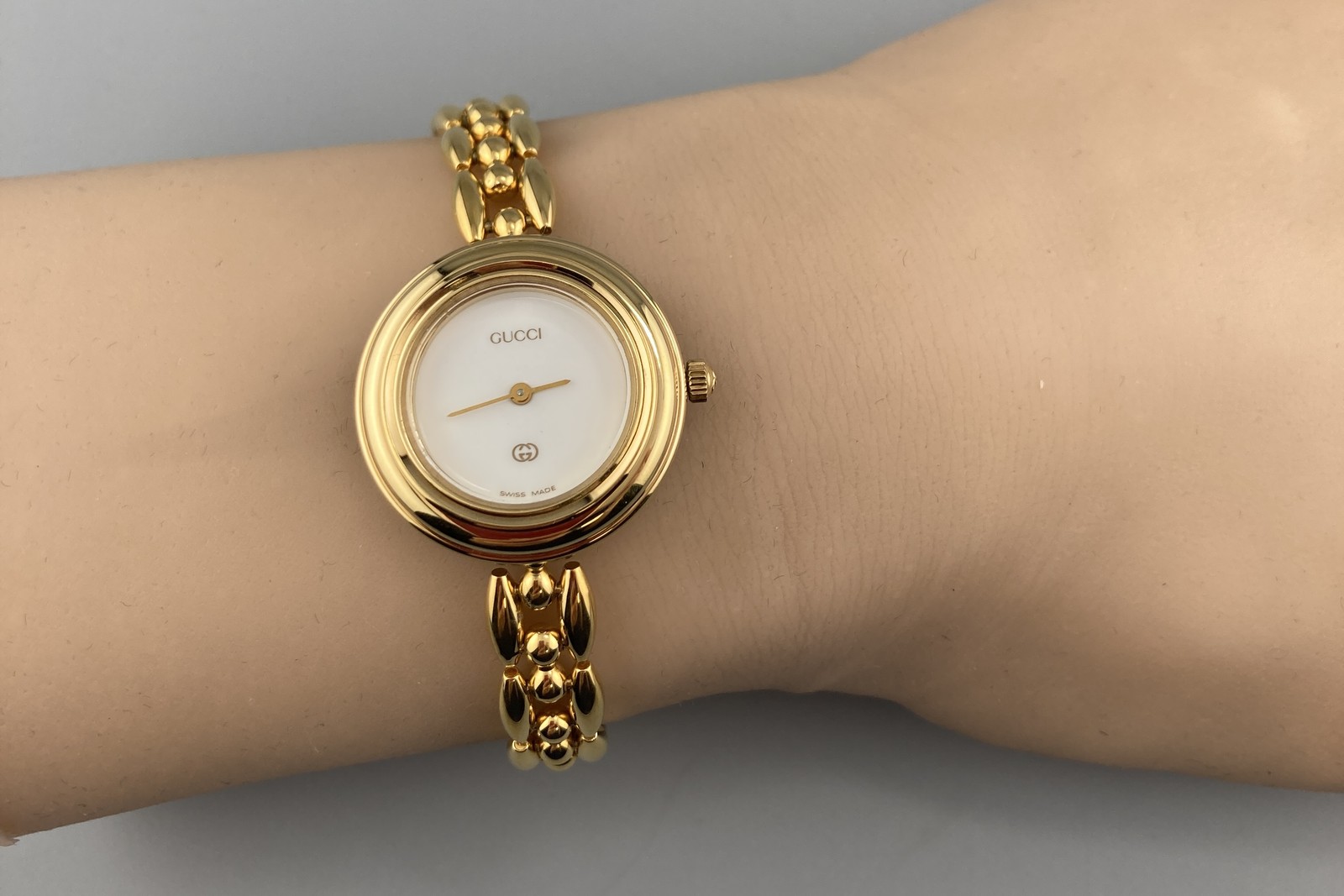 [Near MINT w/ Box] GUCCI 11/12.2 Change Bezel 6 Color Women’s Quartz Watch JAPAN