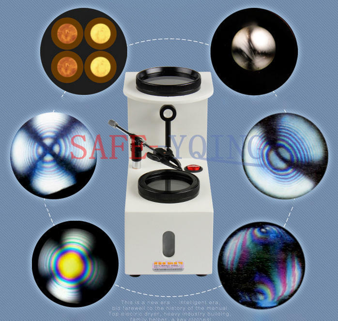 1PCS Jewelry polariscope Desktop magnifier Gem identification tool +Gem Clip New