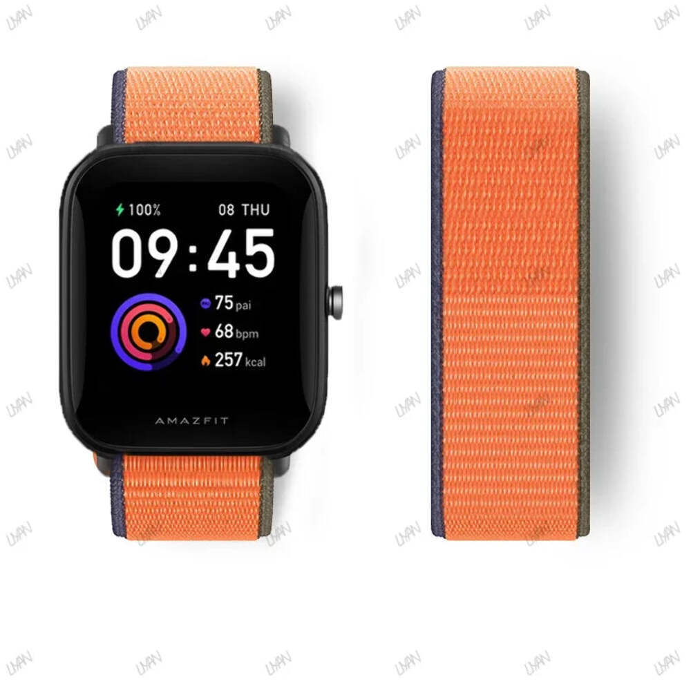20mm/22mm watch band For Amazfit GTR/GTS 4-3-2-2e/GTR 42mm-47mm/bip-U-S-lite Nyl