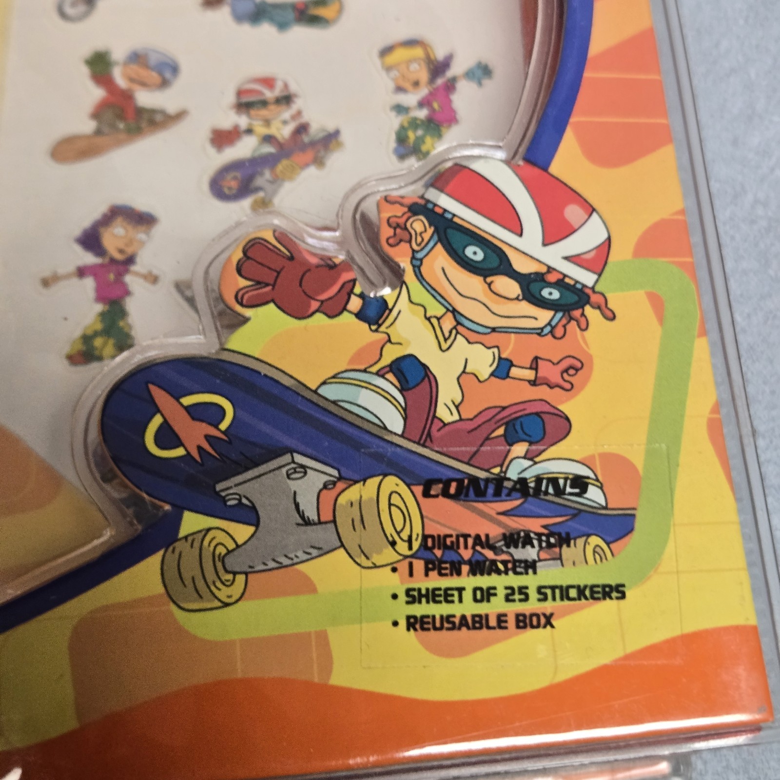 Nickelodeon ROCKET POWER Digital Watch Gift Set Vintage NEW 2001 Y2K