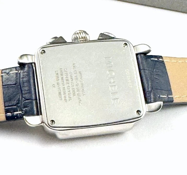 Women’s Diamond Michele Chronograph Deco Watch in Exc Cond.