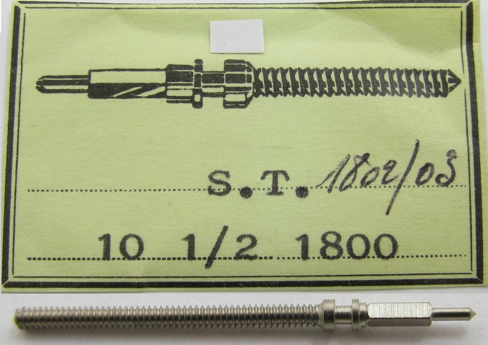 AS ST 1800 1802 1940 1950 … watch parts winding stem #401 Tap 10