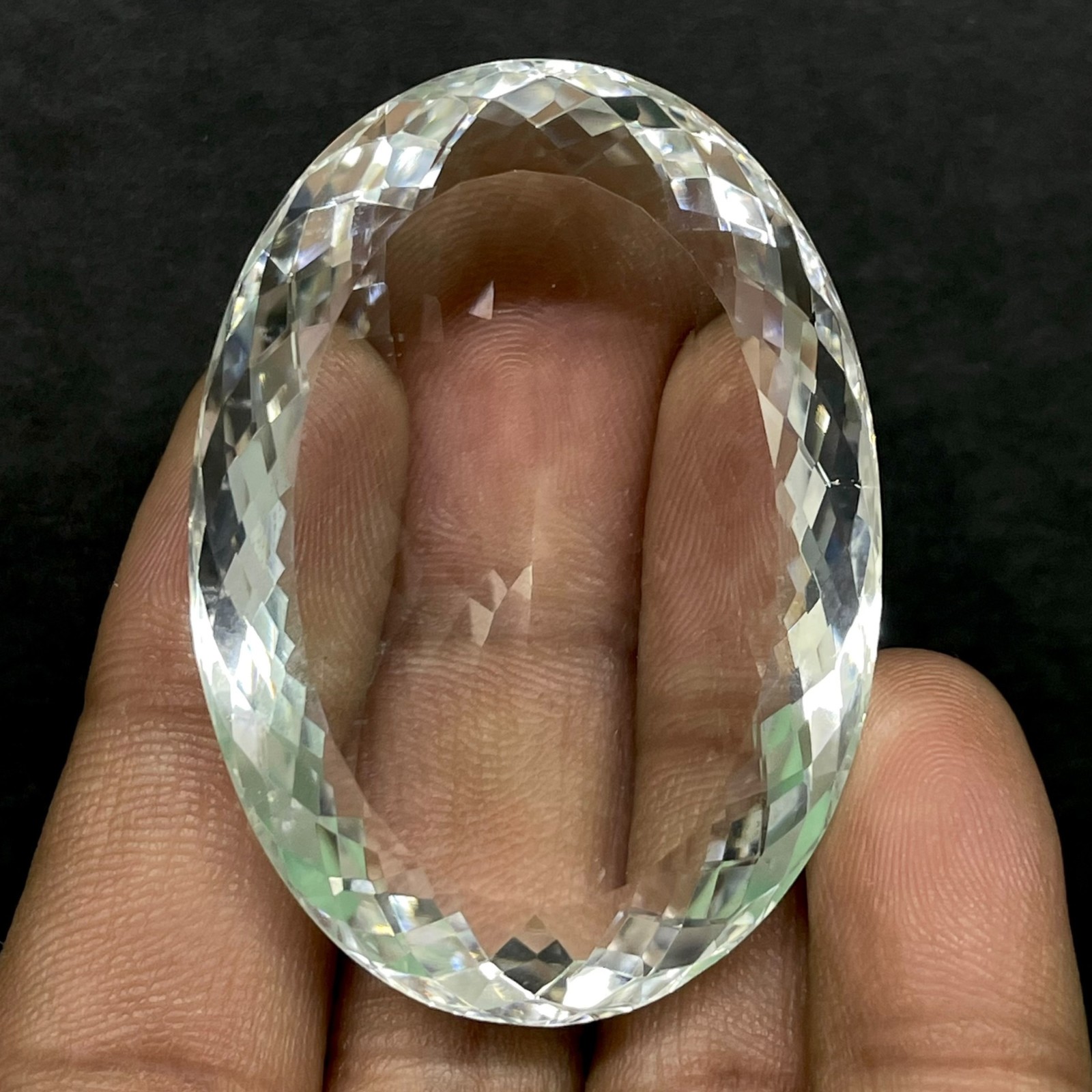 202.16 Cts Certified Natural White Crystal Quartz Loose Pendant Size Gemstone