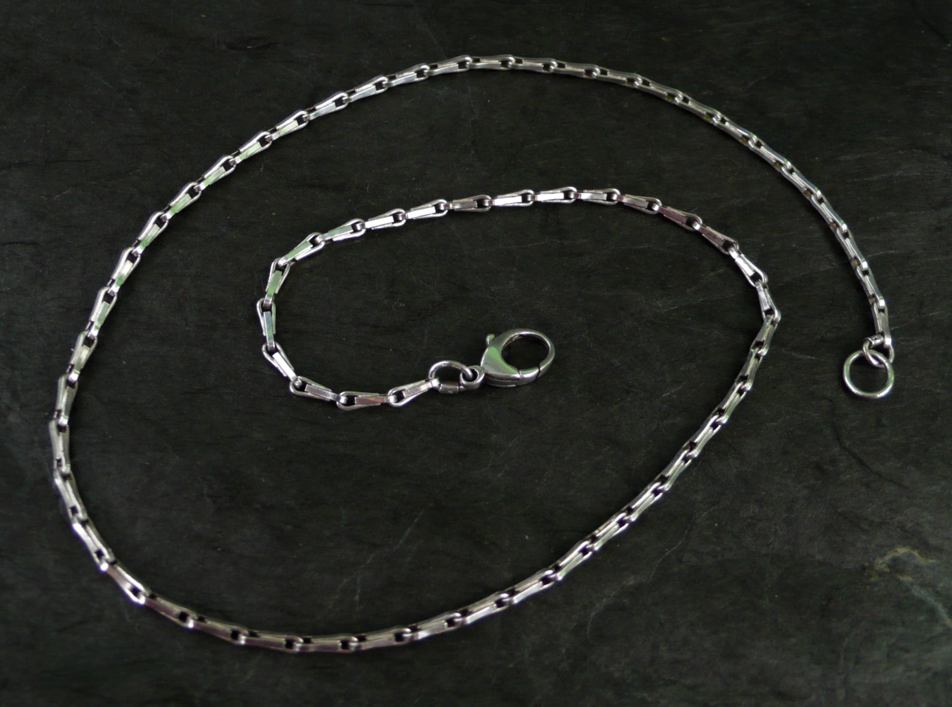 NEW BARLEYCORN LINK (Hayseed) STERLING SILVER NECKLACE 7.1 Grams 16″L