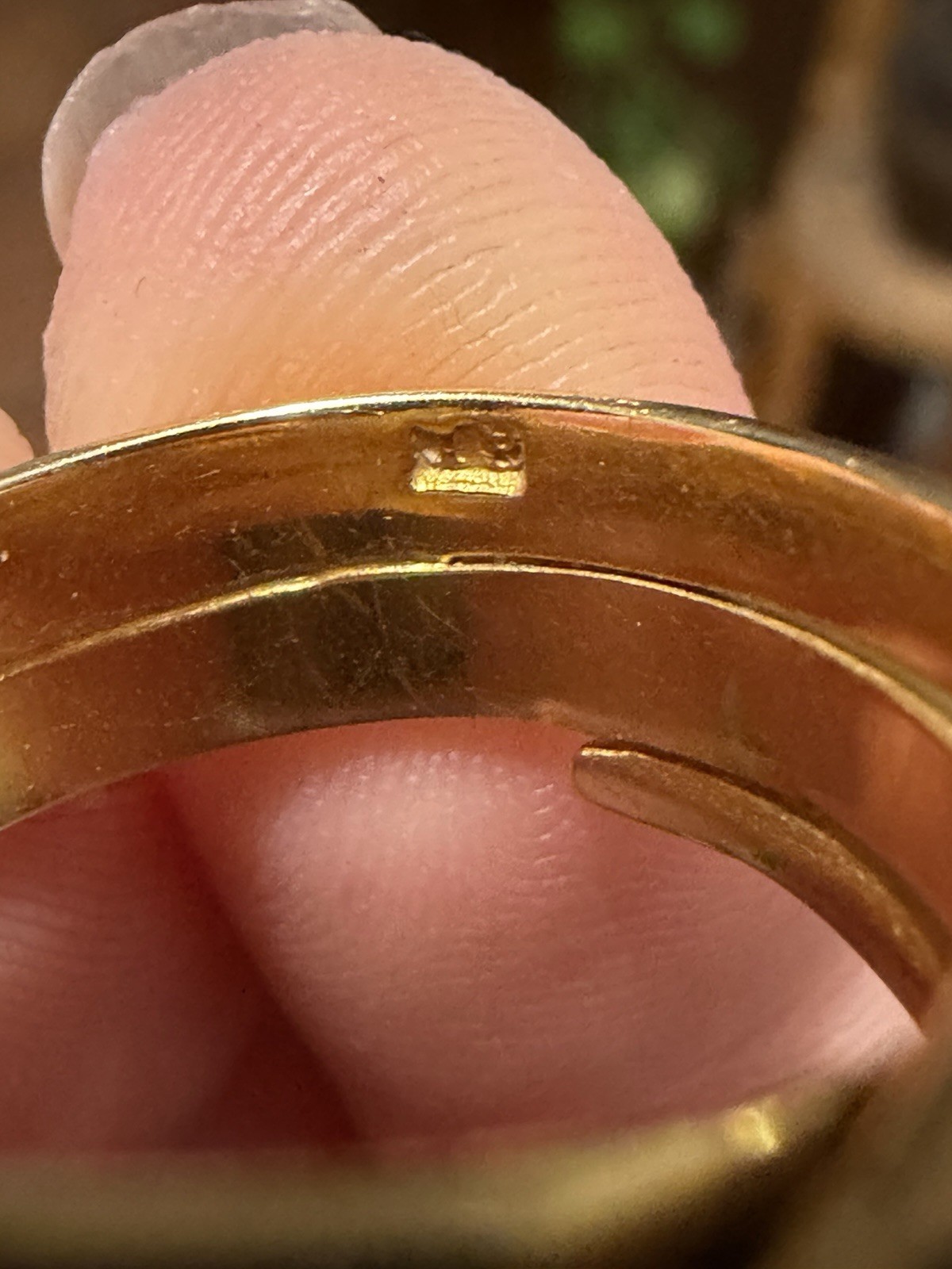 Antique Rare Victorian 18K Yellow Gold Diamond & Ruby Snake Ring