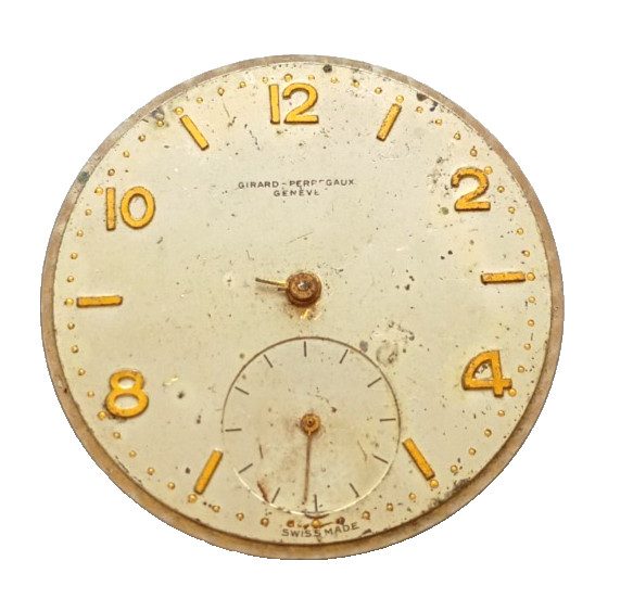 Girard Perregaux Geneve 39.7mm Pocket Watch Movement GXM Good Balance