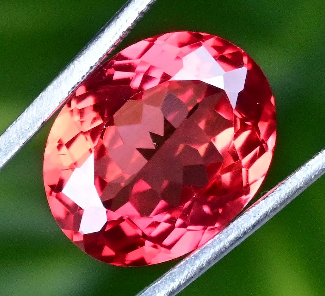 17.95 Ct Natural Sri Lanka Red-Orange Spinel Oval Certified Flawless Gemstone