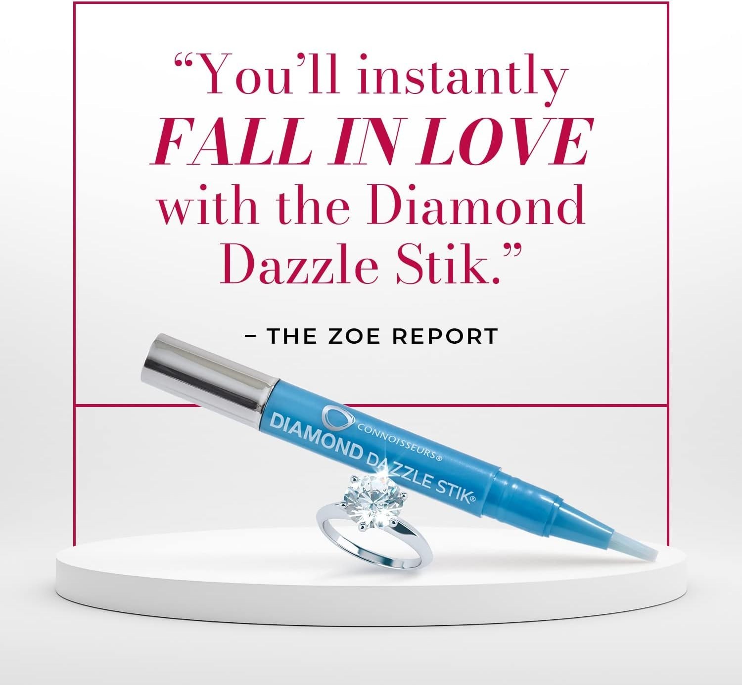 Diamond Dazzle Stik: Portable Jewelry Cleaner for Sparkling Diamonds & Stones