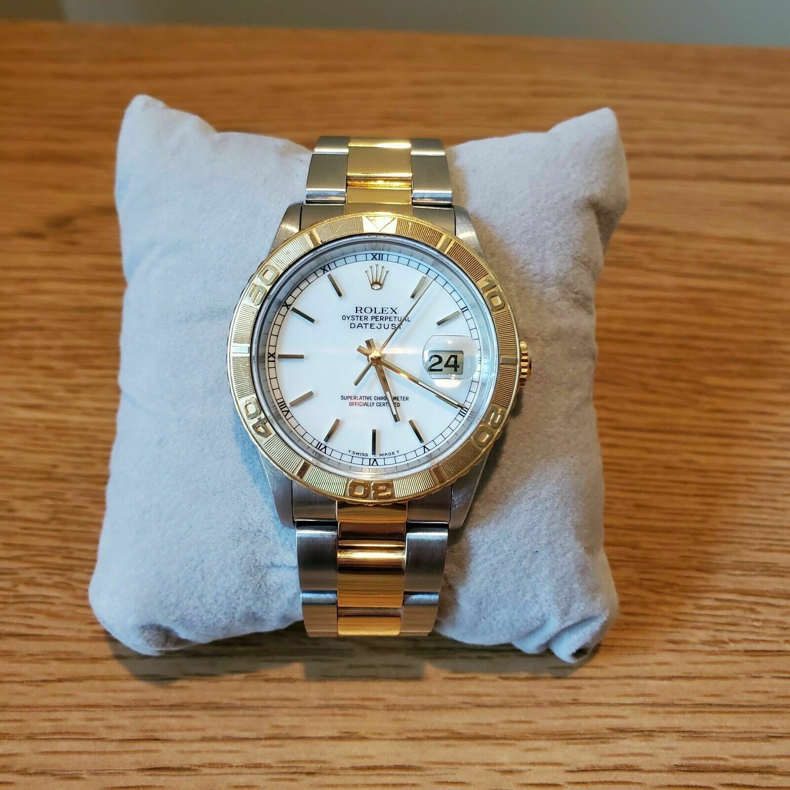 Rolex 16263 Datejust Turn-O-Graph Thunderbird 36mm – 18k Gold and Stainless