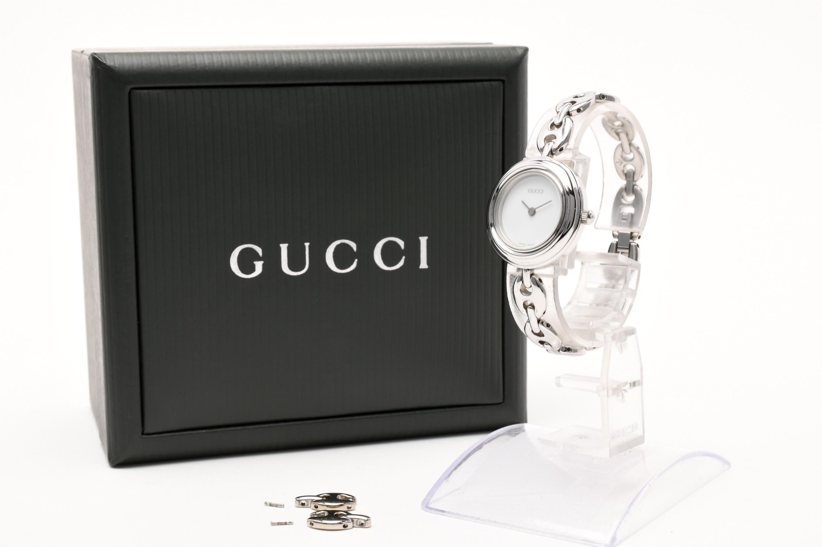 [Near MINT /Box] GUCCI 11/12.2L 26mm Change Bezel 6 color Qz Women’s Watch Japan