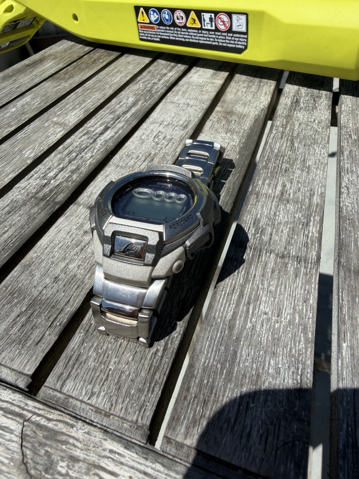 Casio G-Shock GW-810D-1V stainless steel watch