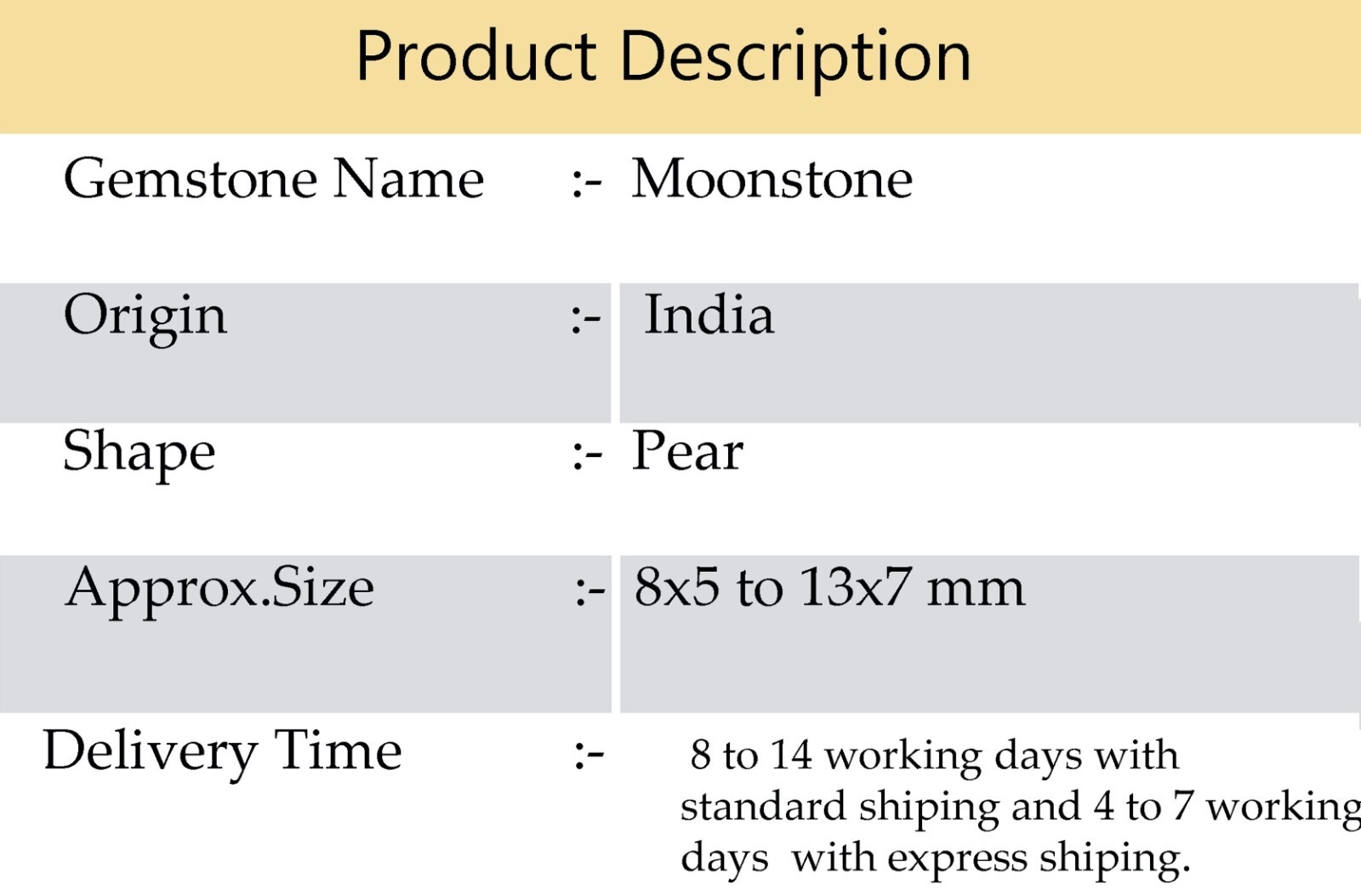 Blue Fire Rainbow Moonstone 8×5 to 13×7 mm Size Smooth Pear Beads 6″ Strand