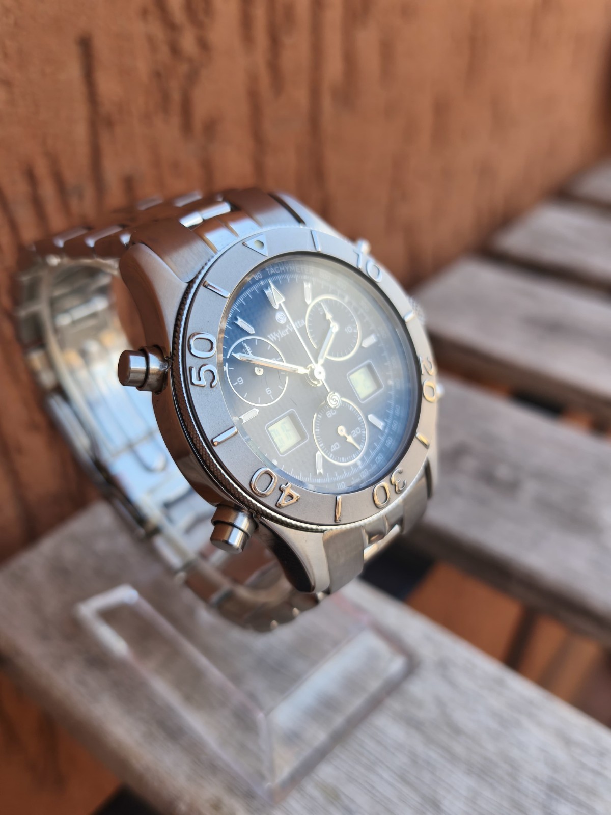 Wyler Vetta Challenge watch Ref. 1119770165 Ana Digit Blue Dial