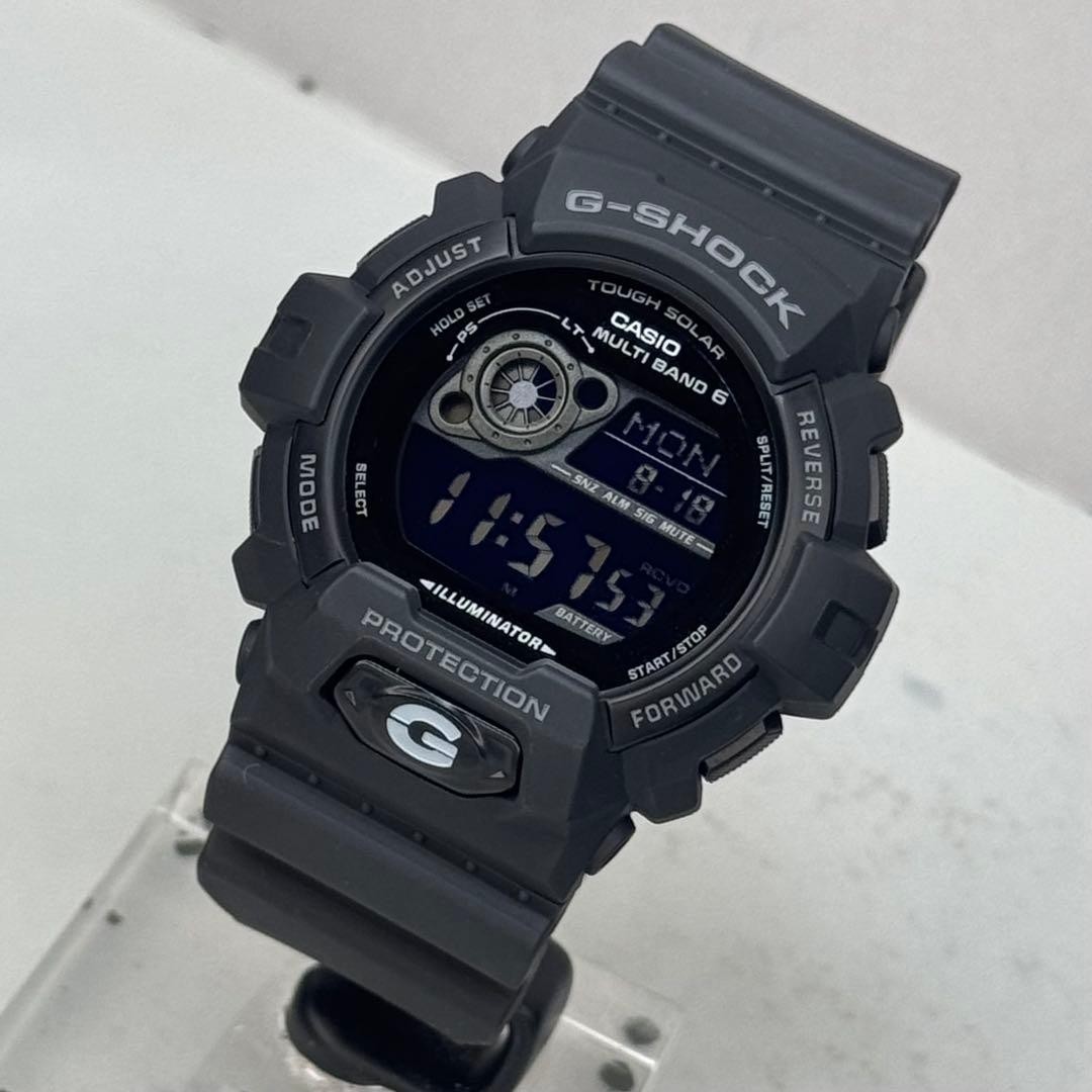 G SHOCK GW 8900A Radio Solar Black Inverted LCD Working