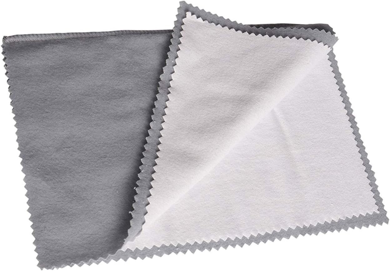 Ultra-Soft Jewelry Polishing Cloths, Non-Toxic Care for All Valuables – 2 Sizes