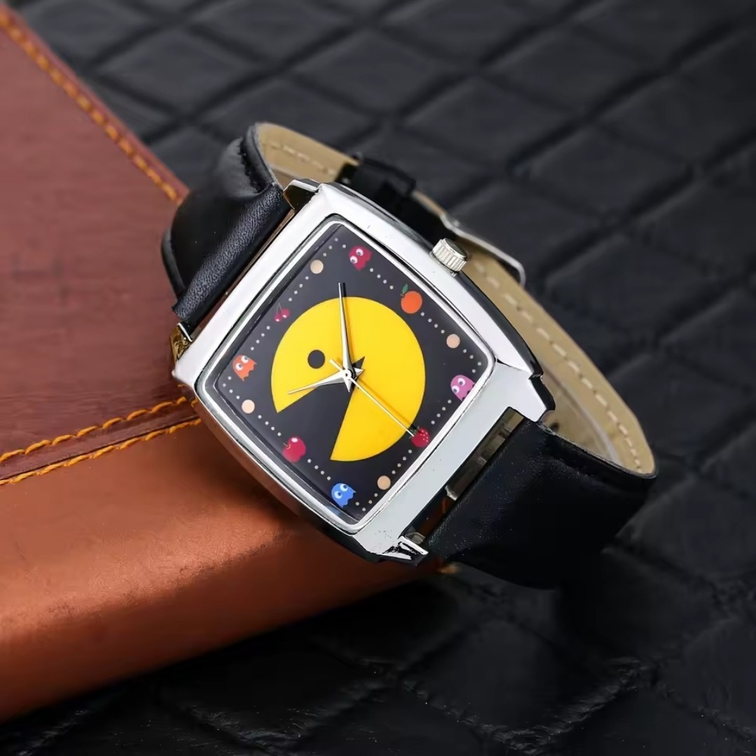 Pacman Watch Retro Arcade Game Accessories -Men & Women Novelty Jewelry
