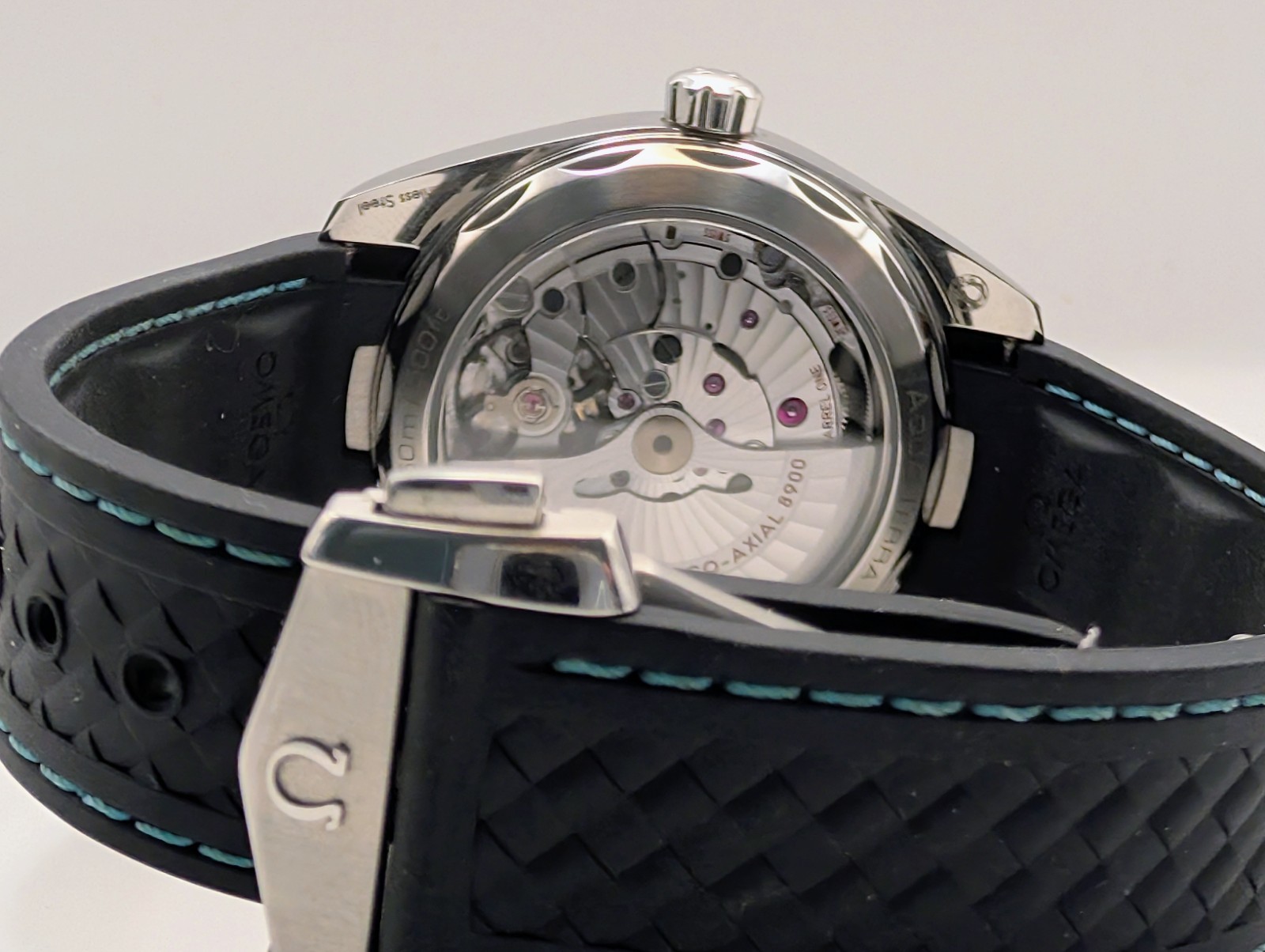 OMEGA Seamaster Aqua Terra 41mm Turquoise Black Steel Watch 220.32.41.21.03.001