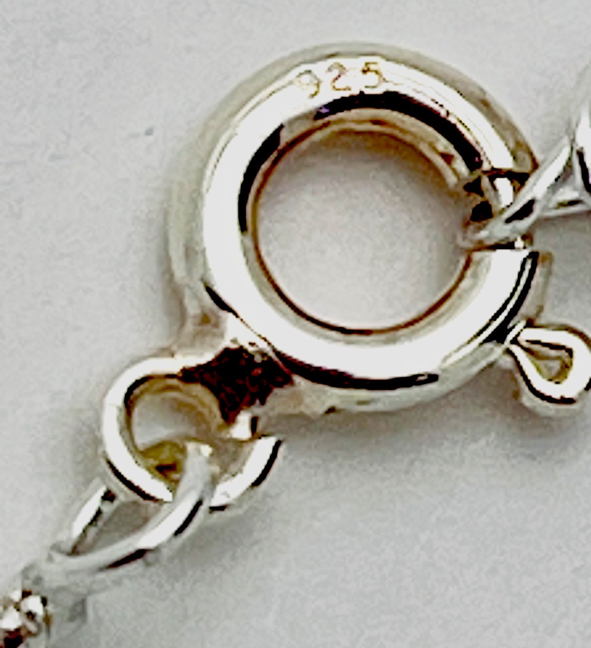 Sterling Silver 925 6.3 Gram 16 CZ Ball Snake Necklace 16”+2” Ext