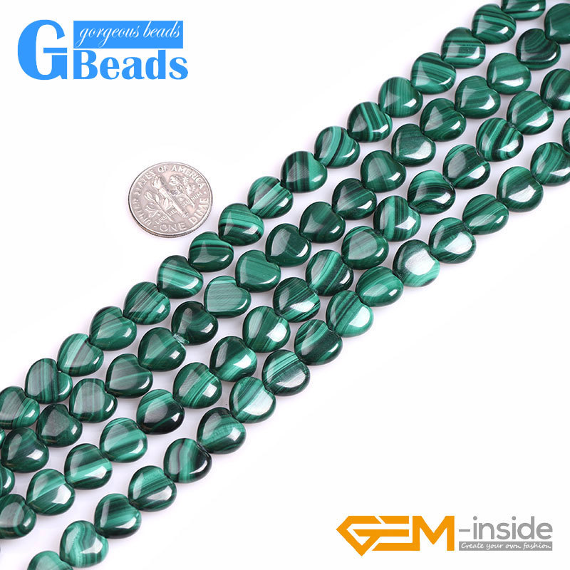 Assorted Shape Grade A Malachite Gemstone Beads For Jewelry Making 15″ Necklace