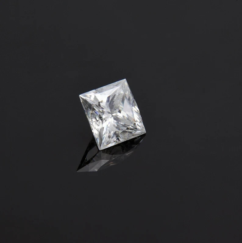 0.50 CT Natural White Diamond Princess Cut VVS1 D Grade IDGL Certified K1