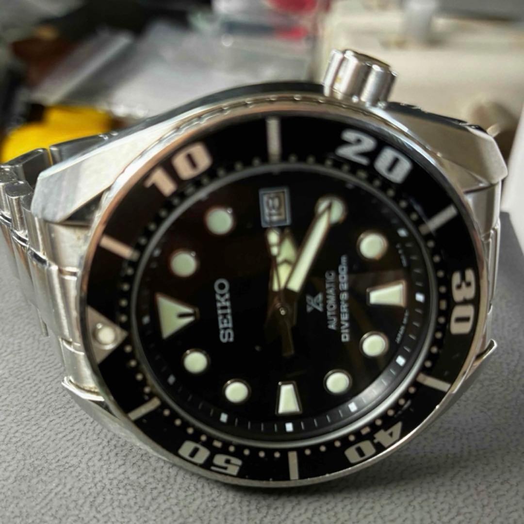 Upper SEIKO PROSPEX Sumo automatic winding DIVER precision Safe packing!