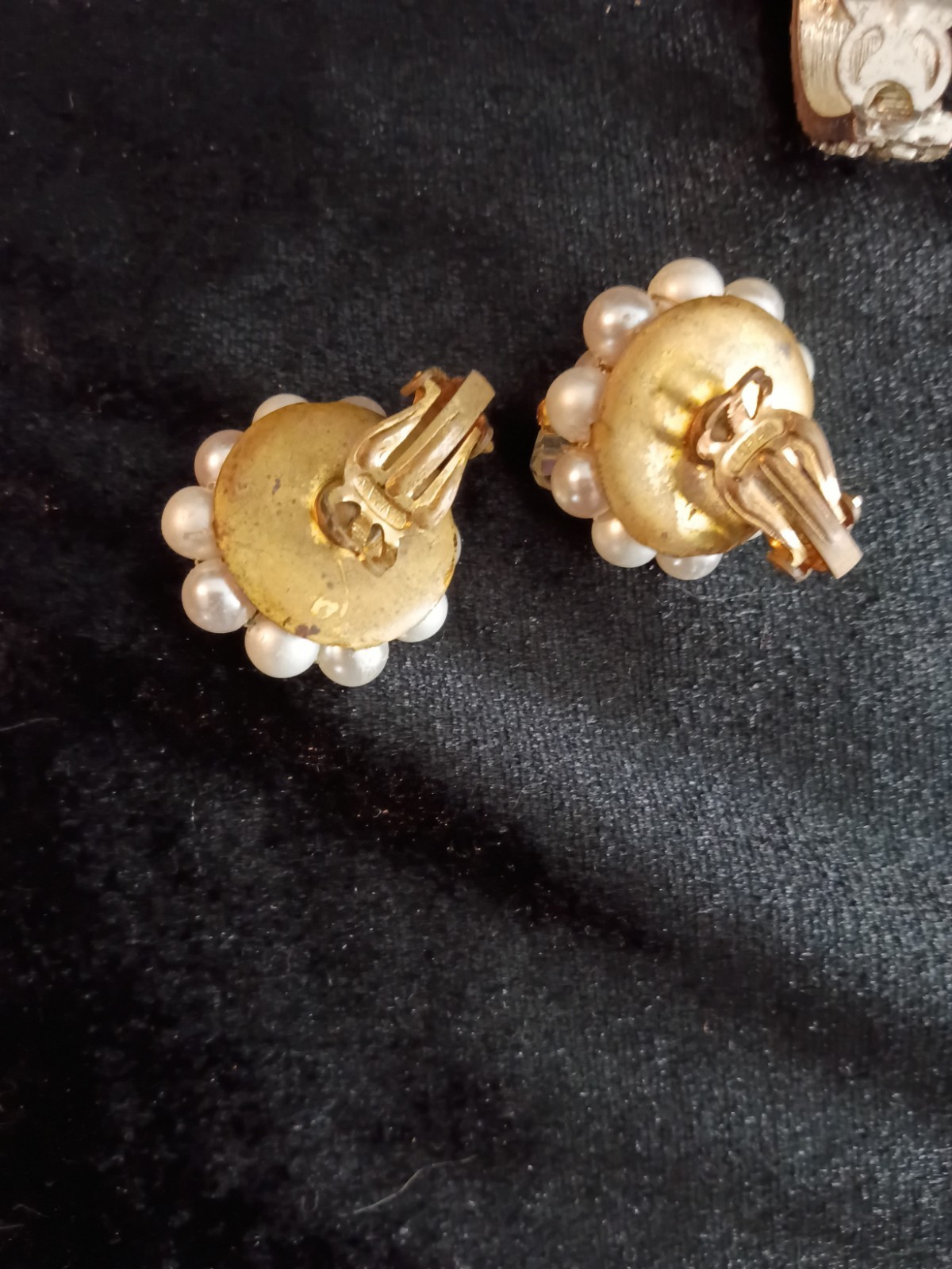 Lot of 3 Pairs of Clip On Earrings