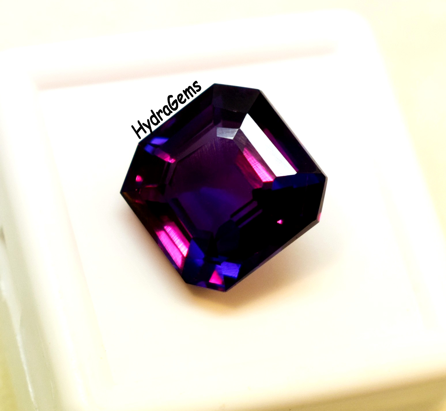 Rare 9.65 Ct Natural Russian Alexandrite Color Change Radiant Cut Loose Gemstone