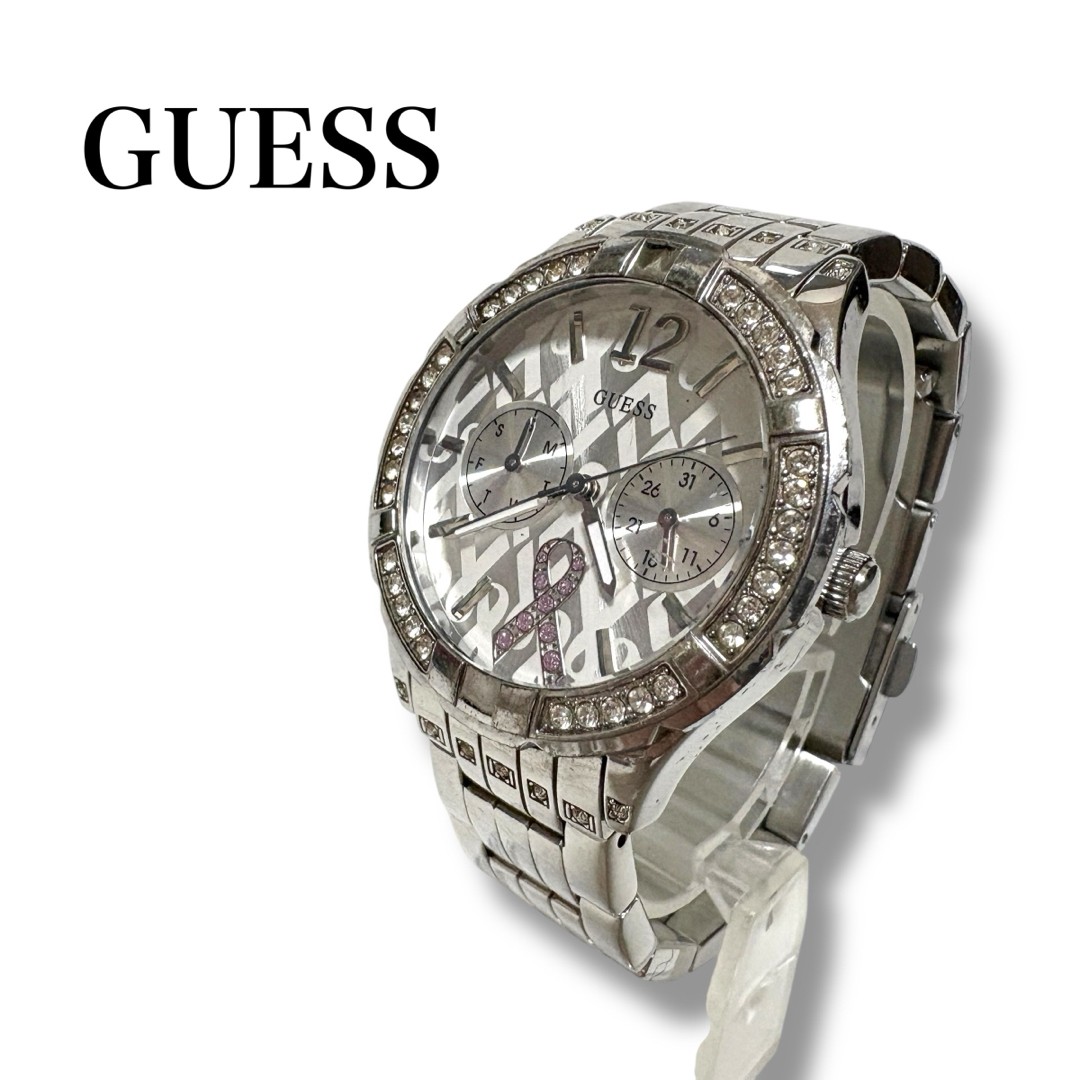 Function Confirmed GUESS Ladies’ Wristwatch Sparkling Pink
