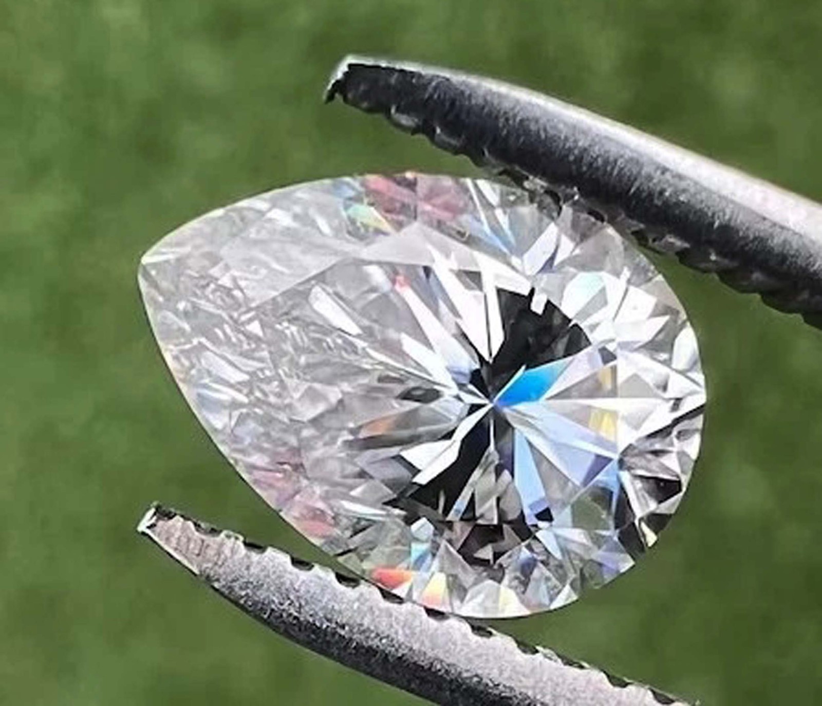 IGL Certified CVD Diamond 2.3 Carat Pear Shape White VVS1 Loose Gemstone 5SDH