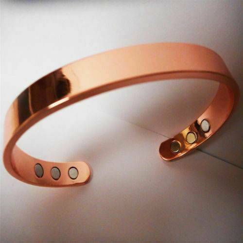 Copper Color Magnetic Bracelet Arthritis Therapy Energy MEN WOMEN