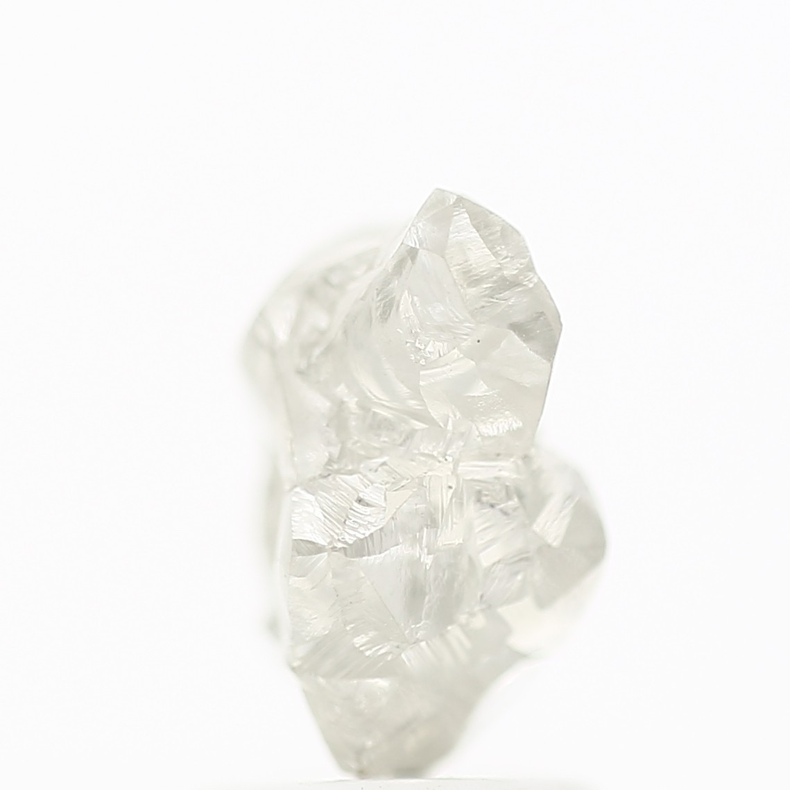 1.91 Carat Natural White Rough Clear Uncut Raw Diamond