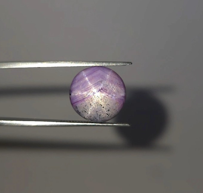 Natural Star Ruby Cabochon Translucent 6.65 ct Pink Oval loose gemstone