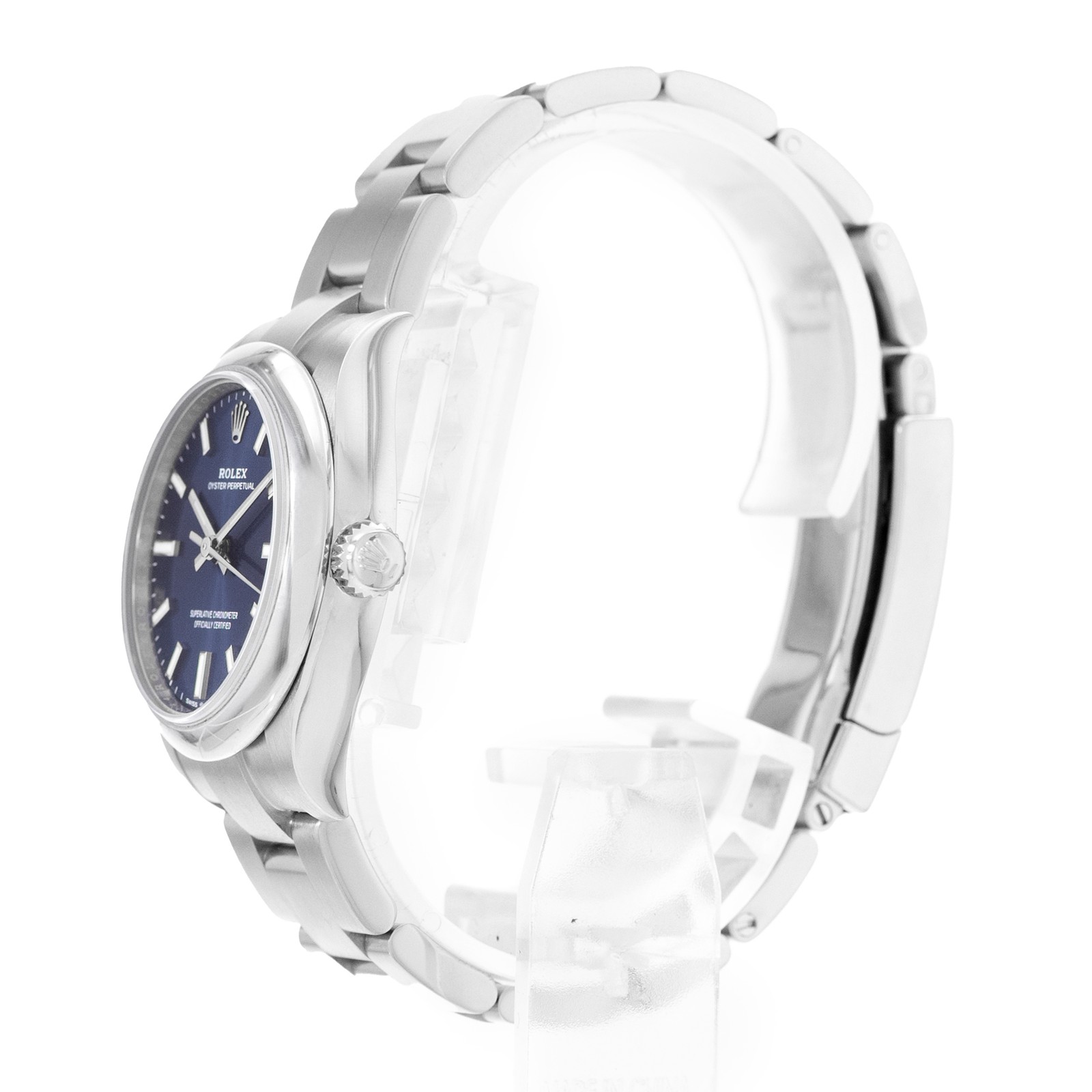 Rolex Oyster Perpetual 31 277200 Blue Dial Steel Automatic Mens Watch Card