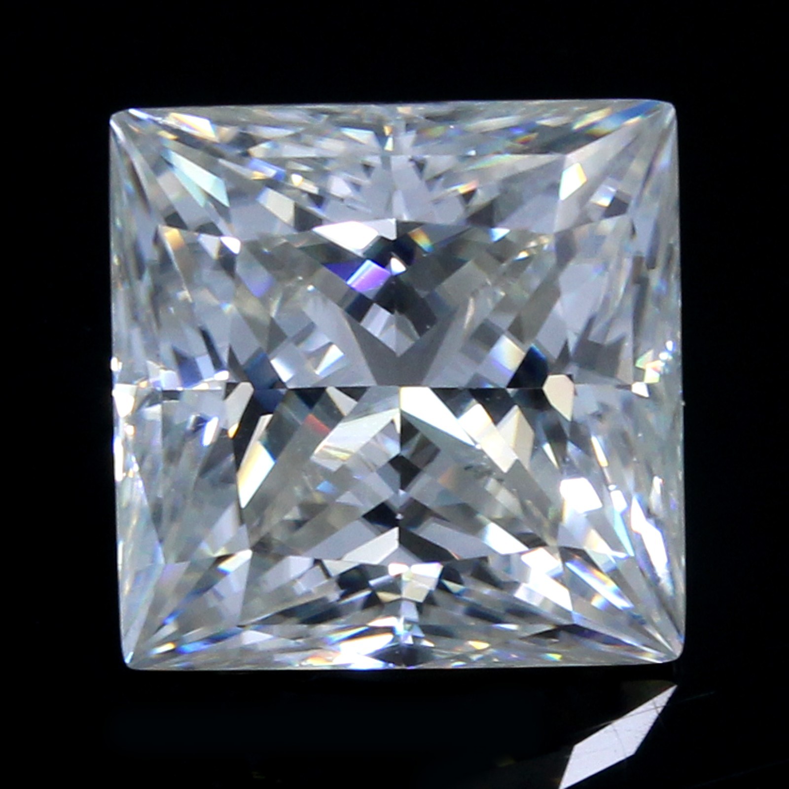 Natural 1.75 Ct Certified DE Color VVS1 Excellent 7.00 MM Princess White Diamond